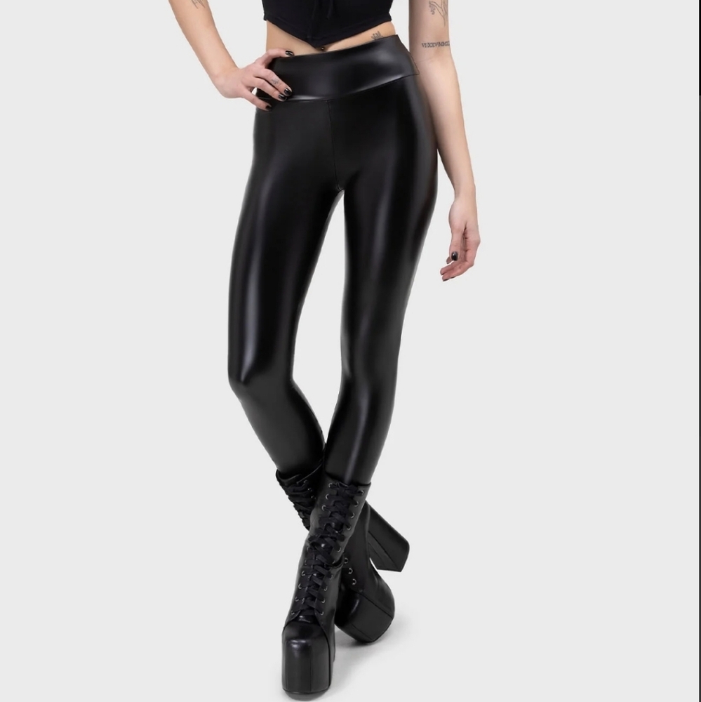 Killstar Black High-Waisted Leggings